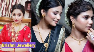 Brishni Jewellery নতুন Necklace কালেকশান। EXCLUSIVE Long Sitahar with Beautiful earrings।