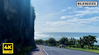 【4K 60 FPS】🔴 Bali Walking Tour - Pandawa Beach Bali 2022 Sunny Beautiful Cliffside Beach