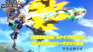 【スマブラSP】 早起きしたので朝から1on1トナメ【スナイプ歓迎】