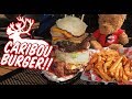 Alaskan Caribou Burger Challenge in Talkeetna!! (From Man v. Food)