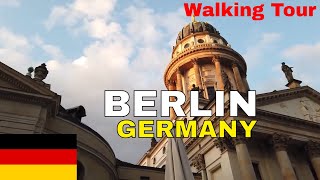 Walking tour in BERLIN, Germany. Checkpoint Charlie to Reichstag Berlin Vacation 4K 60fps UHD
