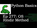 Python Basics Os Rmdir
