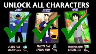 Dude Theft Wars New Update All Characters Unlocked | How To Unlock Characters In