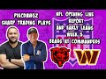 Bears at Commanders 10/5/23 | Early Look and Lean | Sharp Trading NFL Picks