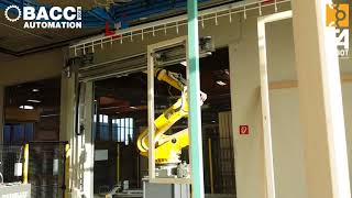 BACCI AUTOMATION - Windows painting line loading with Robot - Felbermayer