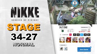 Stage 34-27 Normal Mode | Goddess of Victory: Nikke