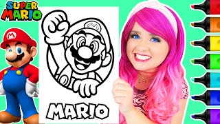 Super Mario Coloring Page | Ohuhu Paint Markers