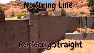 Masonry Block Wall (Part 10 of 10) How to install cap T&G cmu wall