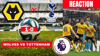 Wolves vs Tottenham 1-0 Live Stream Premier League Football EPL Match Commentary Spurs Highlights