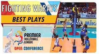 PVL OC 2018: Mary Ann Esguerra up high, down hard to clinch a set | TAC | Best Plays