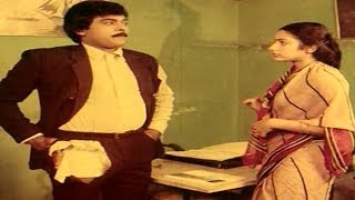 Chantabbai Movie || Chiranjeevi Interrogation Comedy Scene  || Chiranjeevi,Suhasini