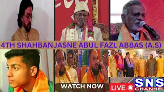 🔴LIVE:- 4TH Shahbaan, Jashne Abul fazlil abbas (a.s) at ashoor khane nawab syed jamsheed ali khan