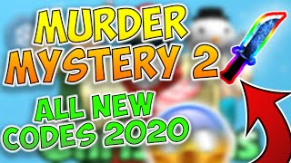 Murder Mystery 2 Codes Not Expired 2020