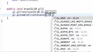 Android Developing Applications Tutorial 174 Creating Draw method for OpenGL