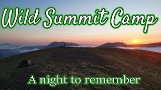 Beinn Mhanach  ( A summit camp to remember )