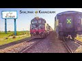 Karakoram Express Single Line Cross With Shalimar At Nostalgic Station of Moman | Pakistan Railways