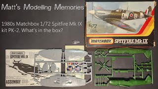 Is it worth building? 1983 Matchbox 1/72 Spitfire Mk IX unboxing and review