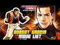 ROBERT GARCIA MOVE LIST - The King of Fighters 2002 Unlimited Match (KOF2002)