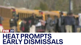 100 Philadelphia schools closing early due to high heat