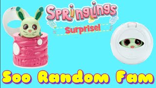 The Springlings by Little Tikes springy surprise plush pets box opening  | SooRandomFam