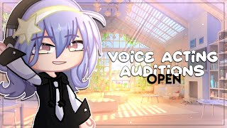 Voice Acting Auditions | CLOSED | Read Description