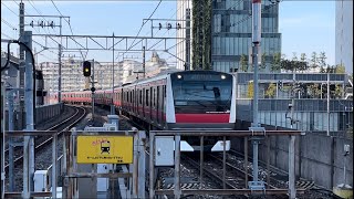 京葉線 E233系5000番台 513編成 快速蘇我行き 通過シーン@潮見