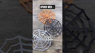 ORIGAMI SPIDER WEB HALLOWEEN CRAFT TUTORIAL | HOW TO MAKE SPIDER WEB FROM PAPER EASY ORIGAMI WORLD