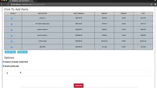 Klokwork Shop Management: create Invoice