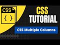 CSS Multiple Columns | CSS Tutorials For Beginners To Advanced