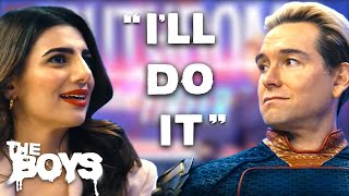 Homelander Reveals Neuman's Secret On National News | The Boys S4
