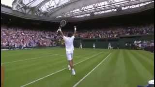 Djokovic wins first round match vs Golubev - Wimbledon 2014