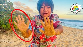 How to keep your hands clean at the Beach!!