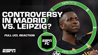 FULL REACTION to Real Madrid's UCL win over RB Leipzig 👀 Goal controversy? | ESPN FC