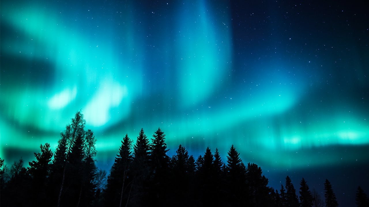Northern Lights In Real Time Aurora Borealis Youtube