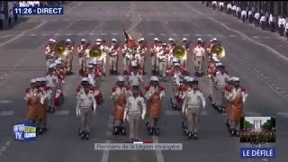Défilé du 14 juillet : la légion étrangère descend à son tour les Champs-Elysées
