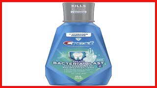 Crest Breath Bacteria Blast Mouthwash, Icy Cool Mint, 32 fl oz