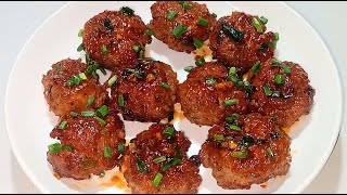 Cách làm Thịt Viên Chiên Sốt Tỏi Ớt thơm ngon đơn giản - Combo Món Ăn