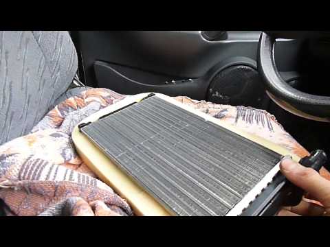 Как заменить радиатор печки ваз