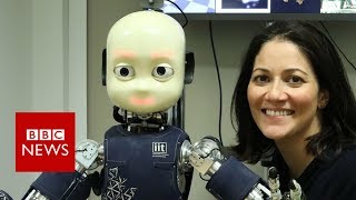 'A conversation with myself, as a robot' - BBC News