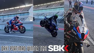 Toprak fastest time on first day! 2025 portimao winter test superbike|autodromo algarve circuit