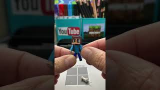 Papercraft Pixel 3D de MINECRAFT #shorts #pixel #art #minecraft