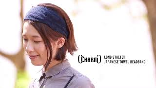 CHARM Pile Japanese Towel Sports Headband for Men and Women