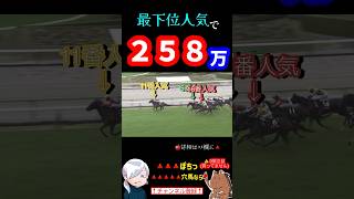 【２５８万馬券】最下位人気・最後方からの超鬼脚レース#高配当 #競馬 #神回 #万馬券 #アナ53