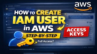 How to Create IAM User in AWS | Step-by-Step AWS IAM Tutorial with Permissions & Access Keys (2026)