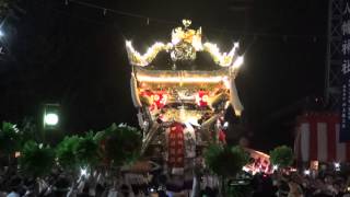 2015年 魚吹八幡神社 本宮 糸井楼門前