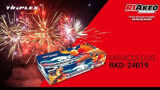 FAJERWERKI RKD-24019 618S 0.8″-1.2″ BATERIA MIRACULOUS F4 RIAKEO FIREWORKS