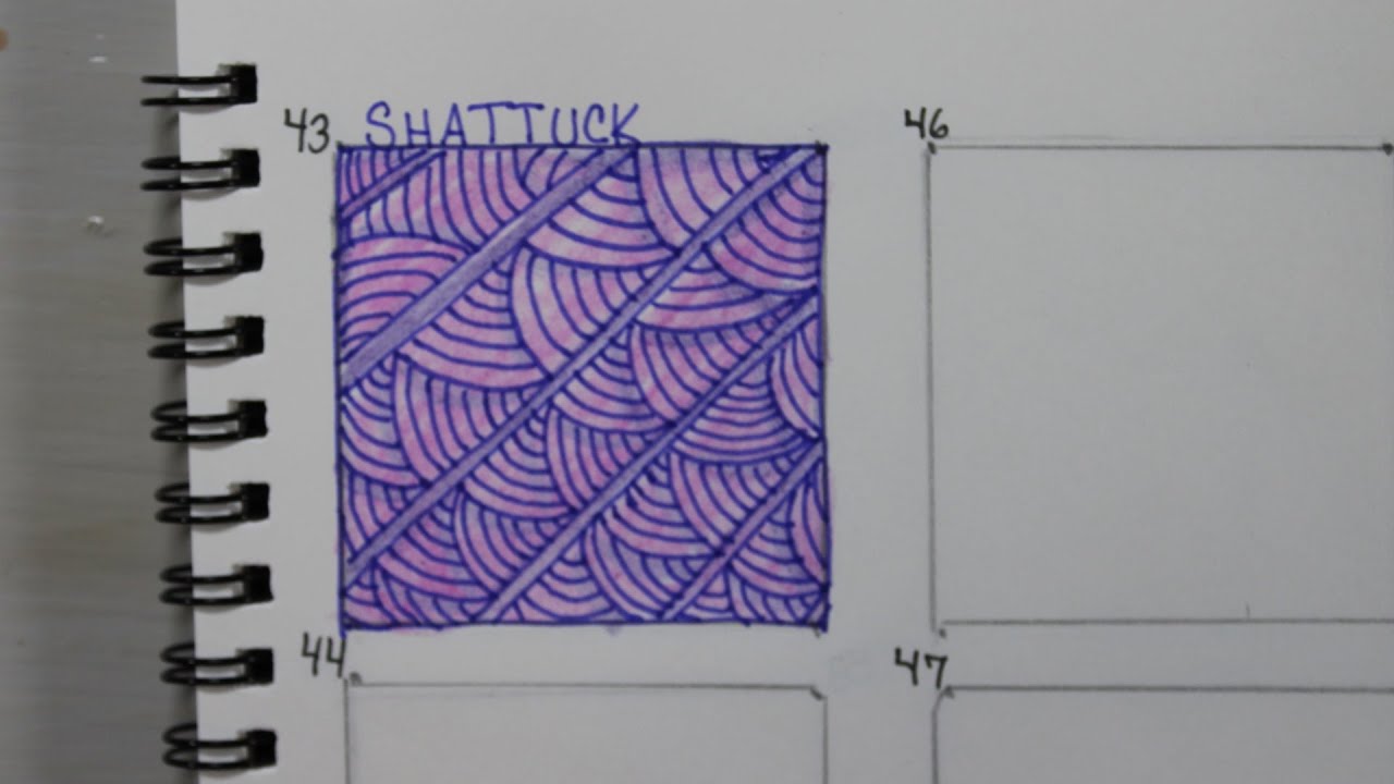 Shattuck Zentangle Pattern Youtube