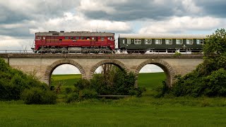 Eine Taigatrommel im Nördlinger Ries - Sonderzug aus Meiningen zum 1. Nördlinger Eisenbahnfest