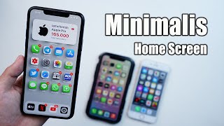 Bikin Tampilan Minimalis Home Screen di iPhone