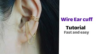 Wire Ear Cuffs - DIY Make Your Own - Easy wire jewelry